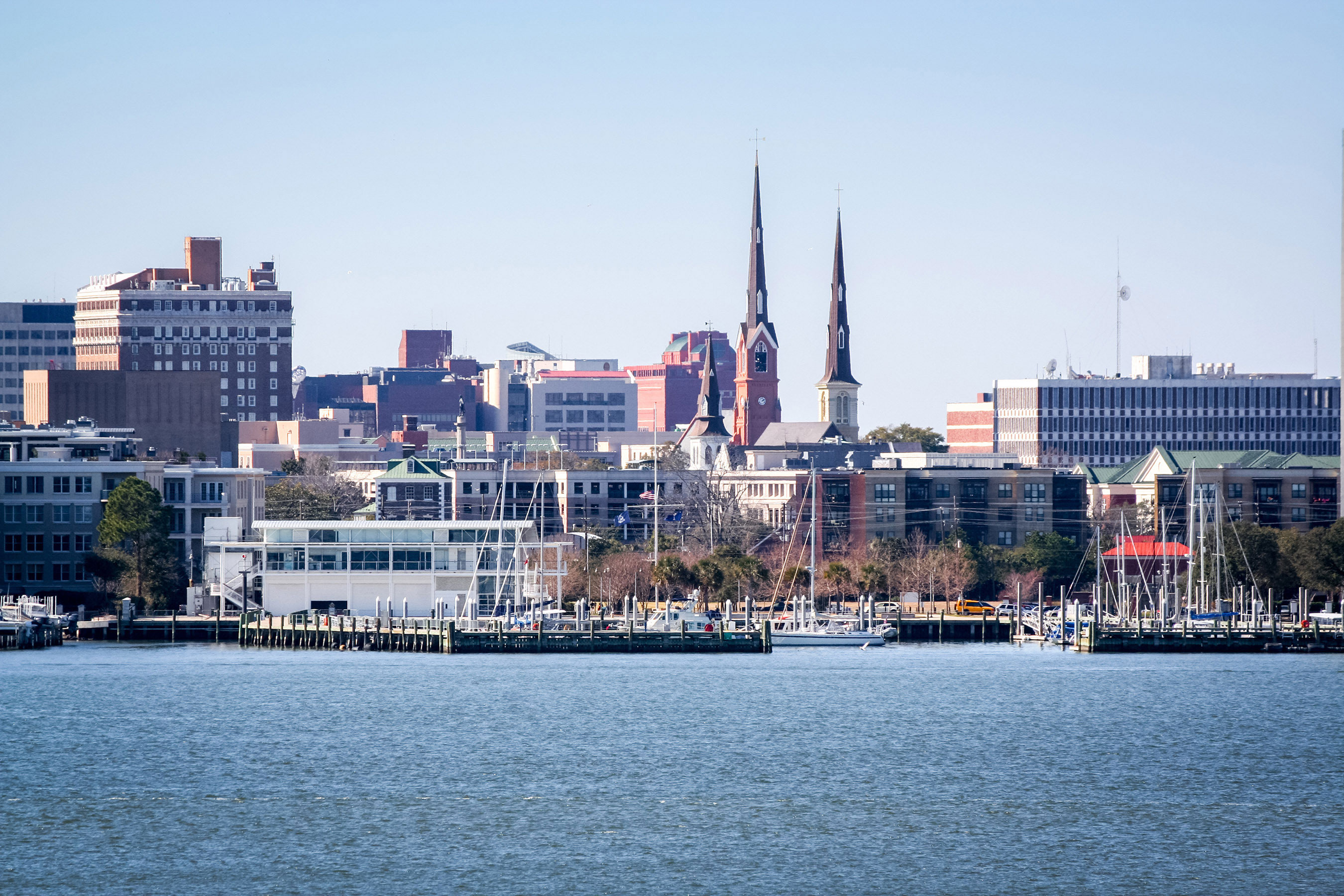 Marina in Charleston, SC.