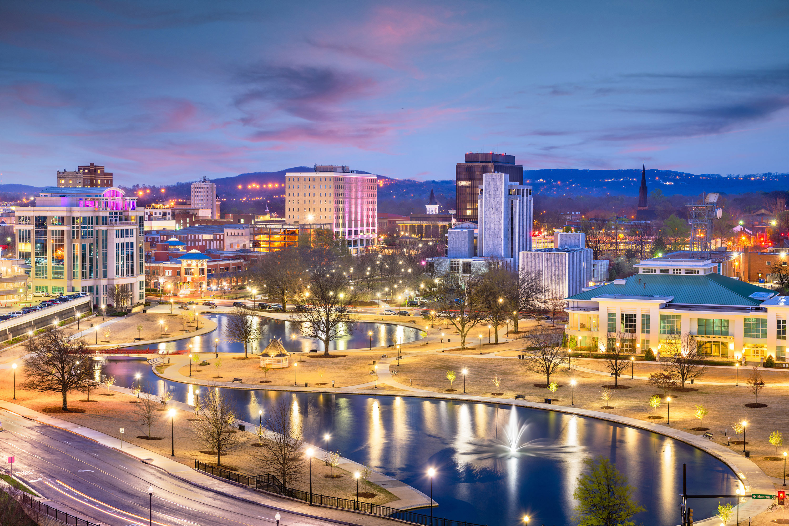 Huntsville Alabama skyline