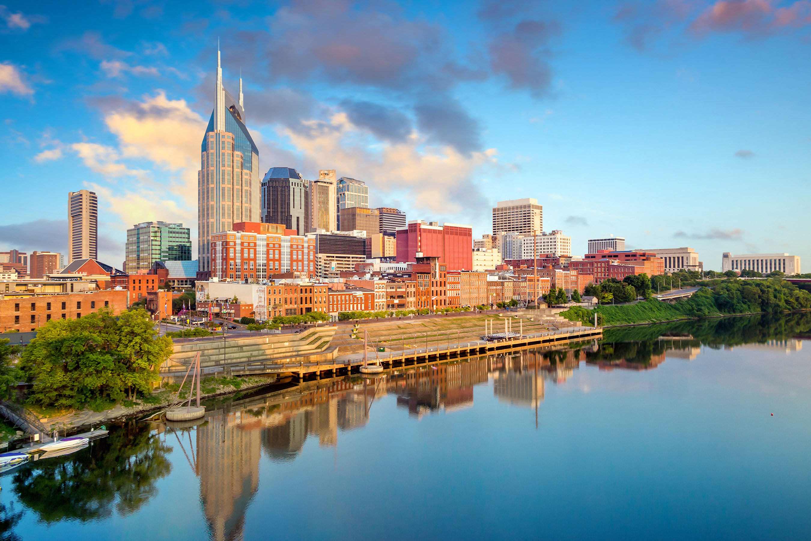 skyline of Nashville